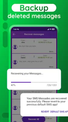 Recover Deleted Messages android App screenshot 4